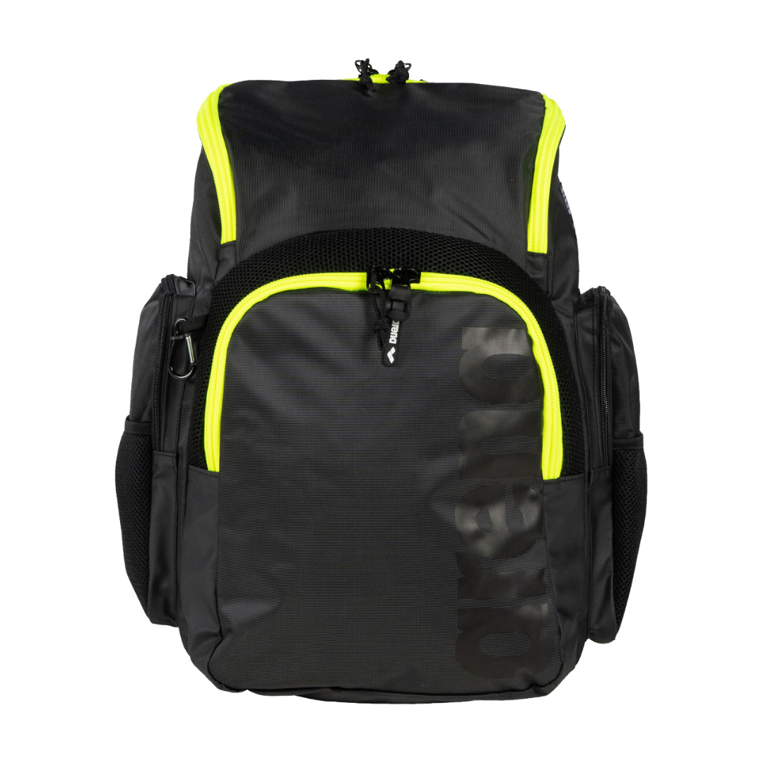 Kuprinė Arena Spiky III Backpack 35 Dark Smoke Neon Yellow