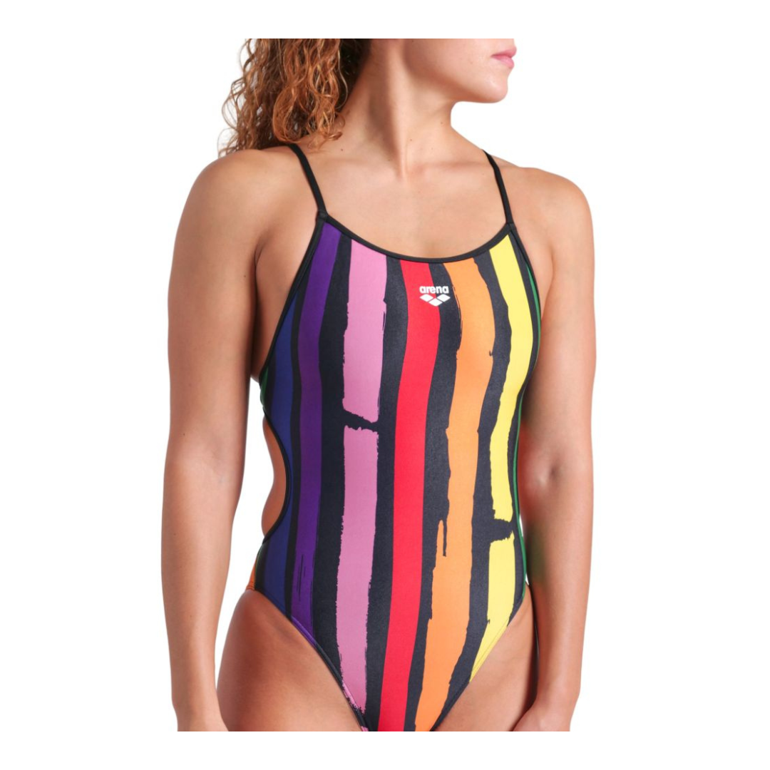 Kostiumėlis Arena "Painters Stripe" Black Multi Black