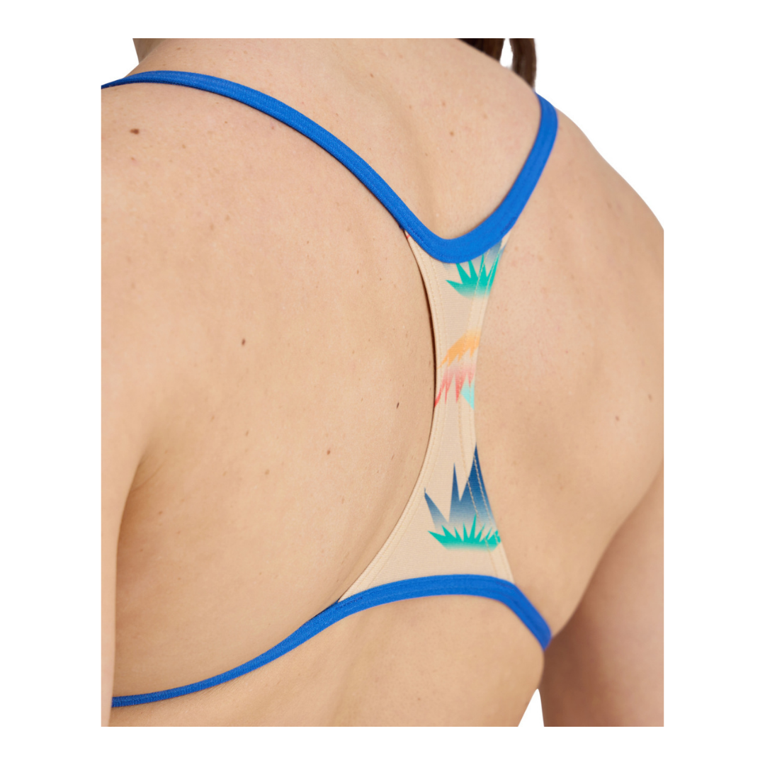 Kostiumėlis Arena "Desert Vibes" Booster Back Royal Light Pink Multi