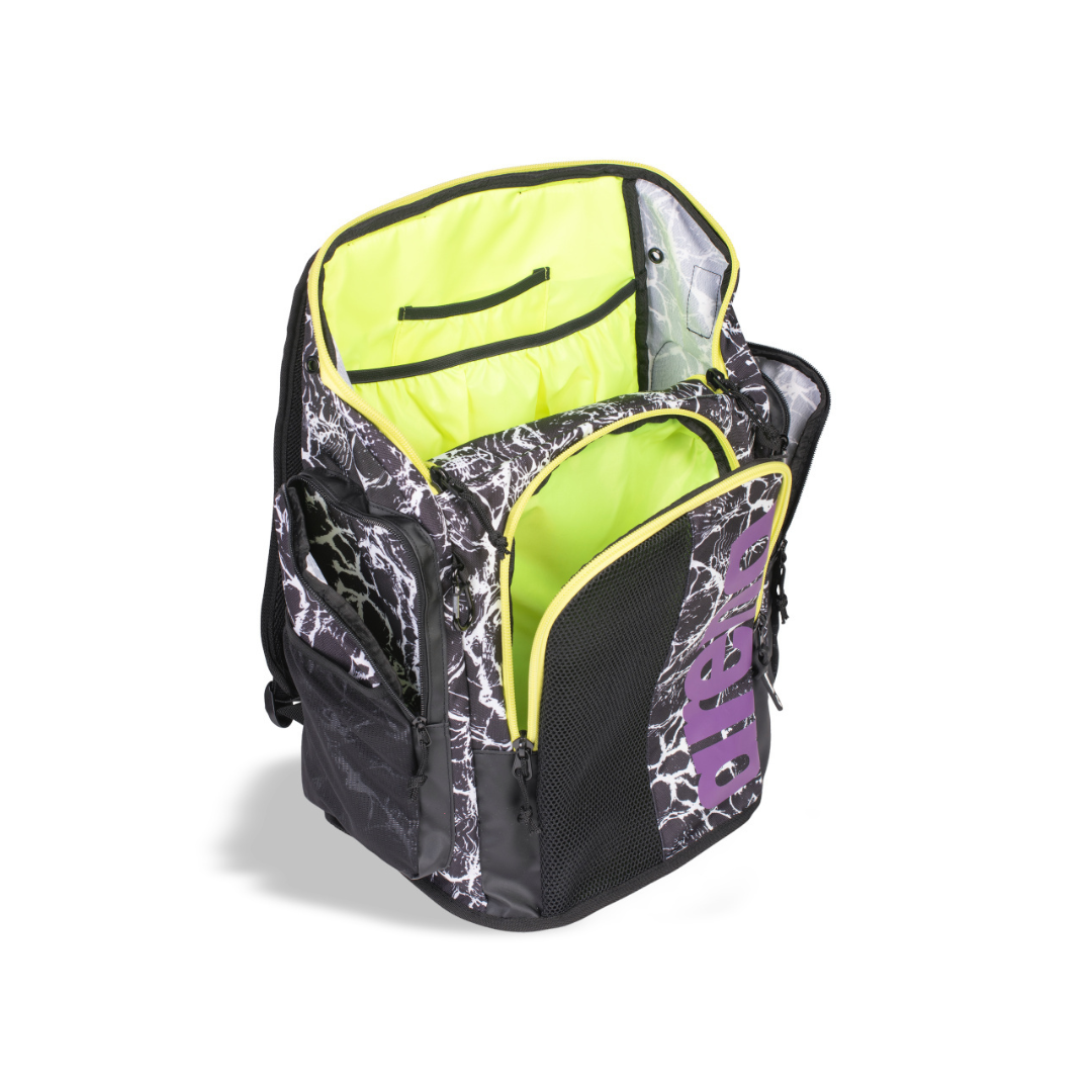 Kuprinė Arena Spiky III Backpack 45 Allover Black-White