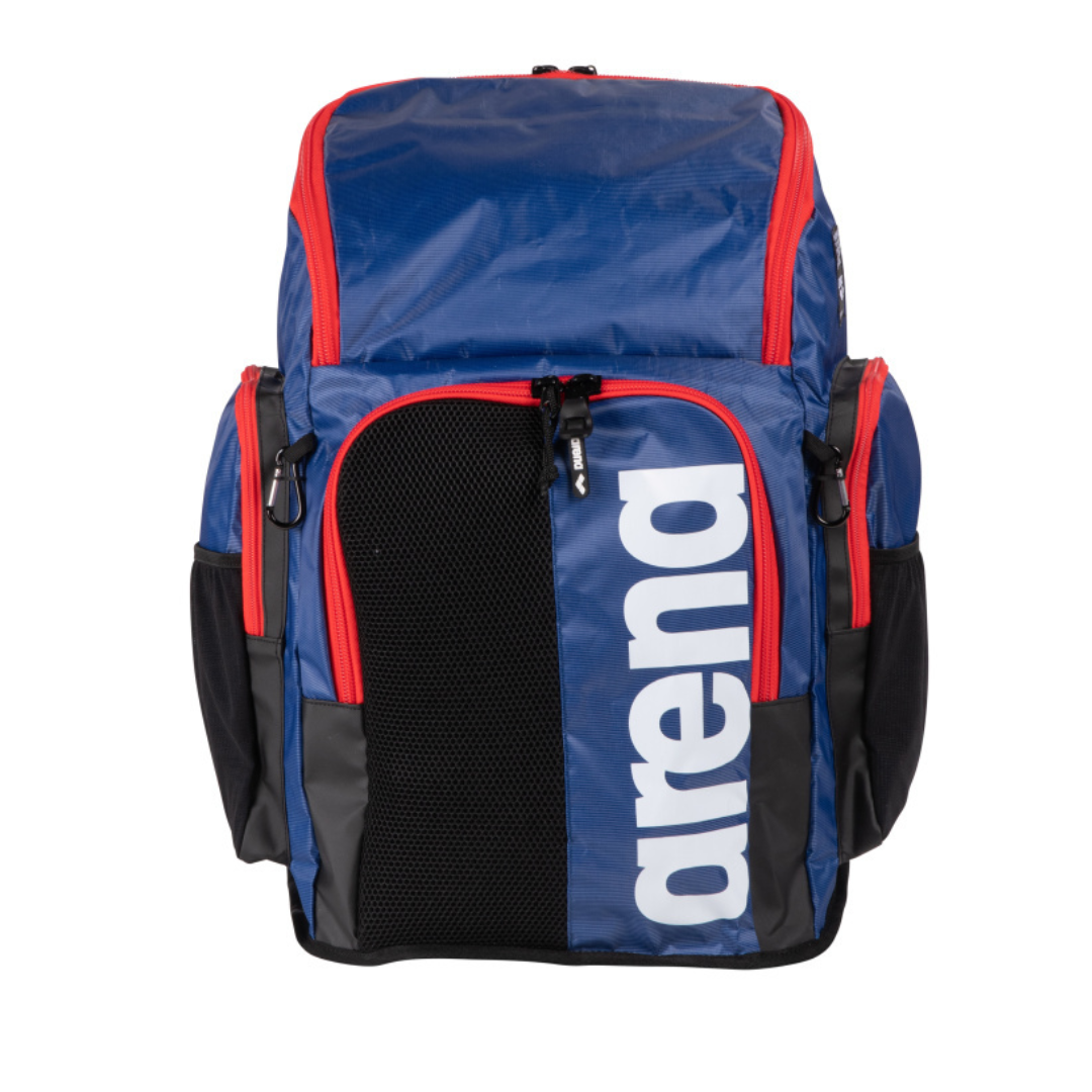 Kuprinė Arena Spiky III Backpack 45 Navy-Red-White