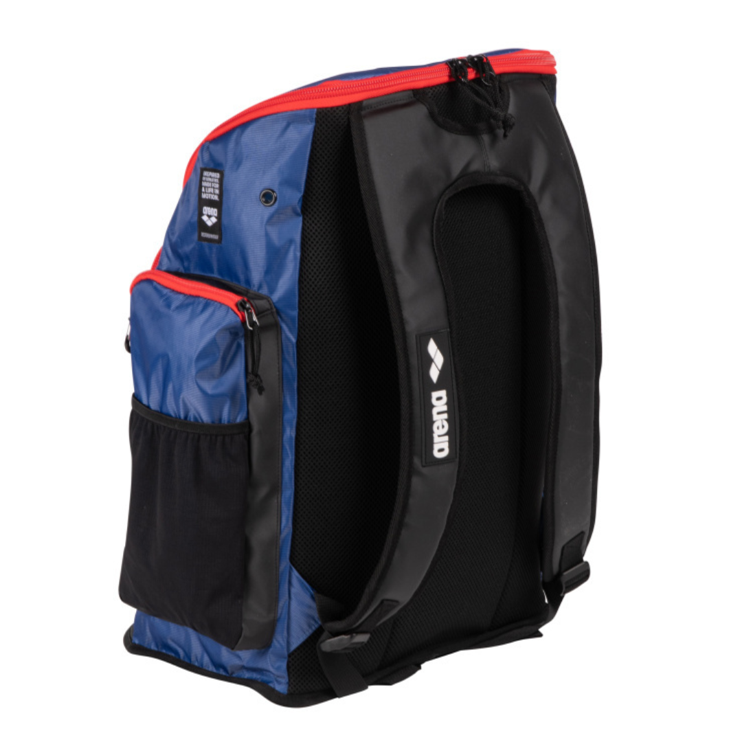 Kuprinė Arena Spiky III Backpack 45 Navy-Red-White
