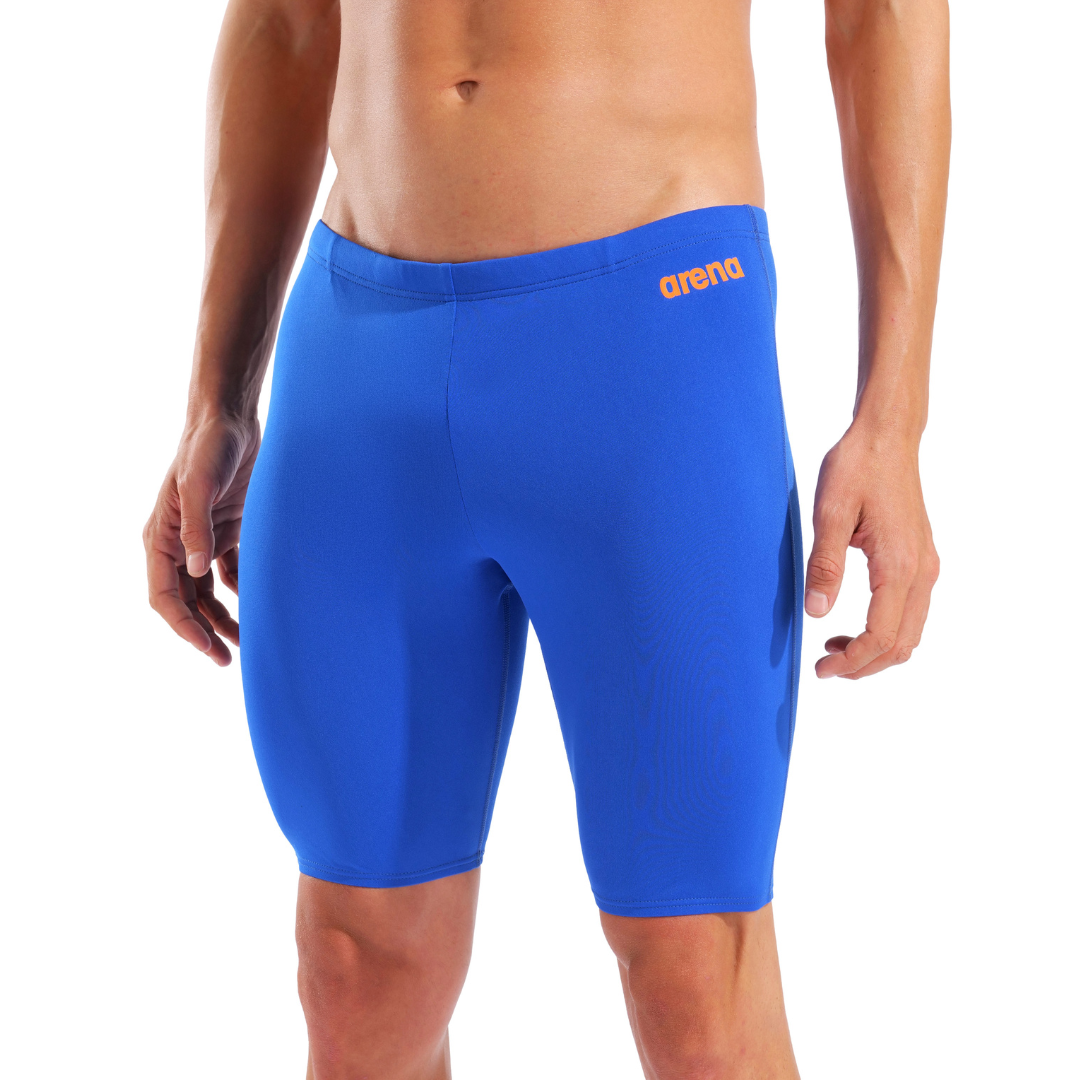 Vyriškos Glaudės Arena M Team Swim Jammer Solid Neon Blue-Team Orange