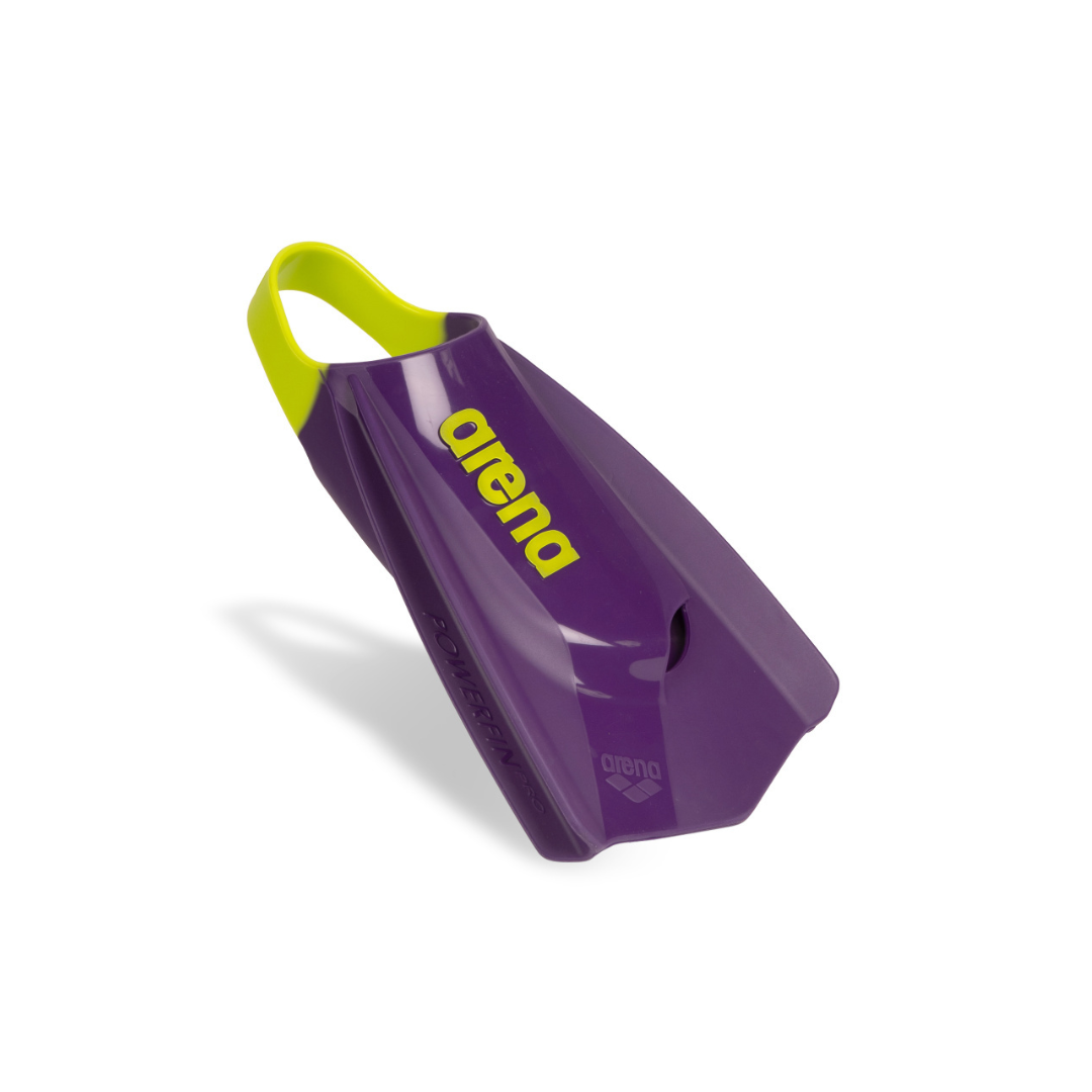 Plaukmenys Arena Powerfin Pro II Plum-Artic Lime